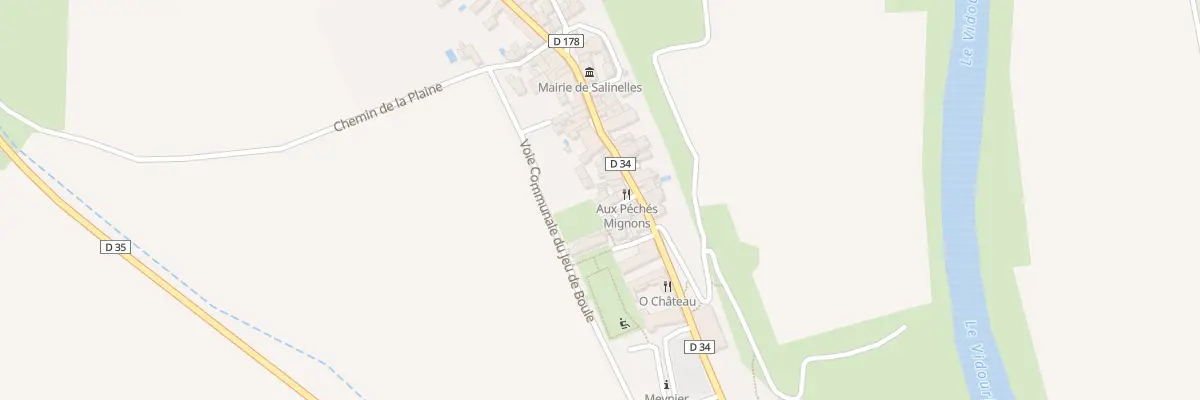 Plan du 5210 Tra de la Plaine à Salinelles