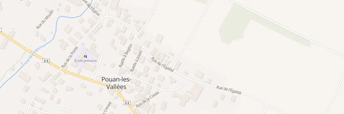 Plan du 19 Rue de l’Egalité à Pouan-les-Vallées