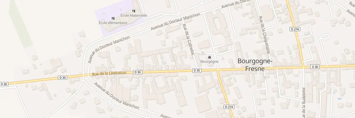 Plan du 28 Rue de la Libération à Bourgogne-Fresne
