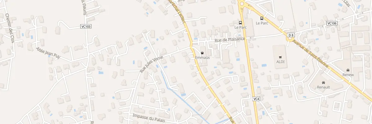 Plan du 21T Rue de Rigaud à Montbrison