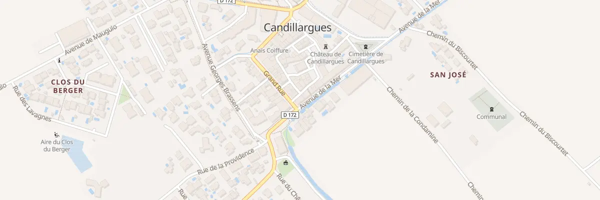 Plan du 5 Av de la Mer à Candillargues