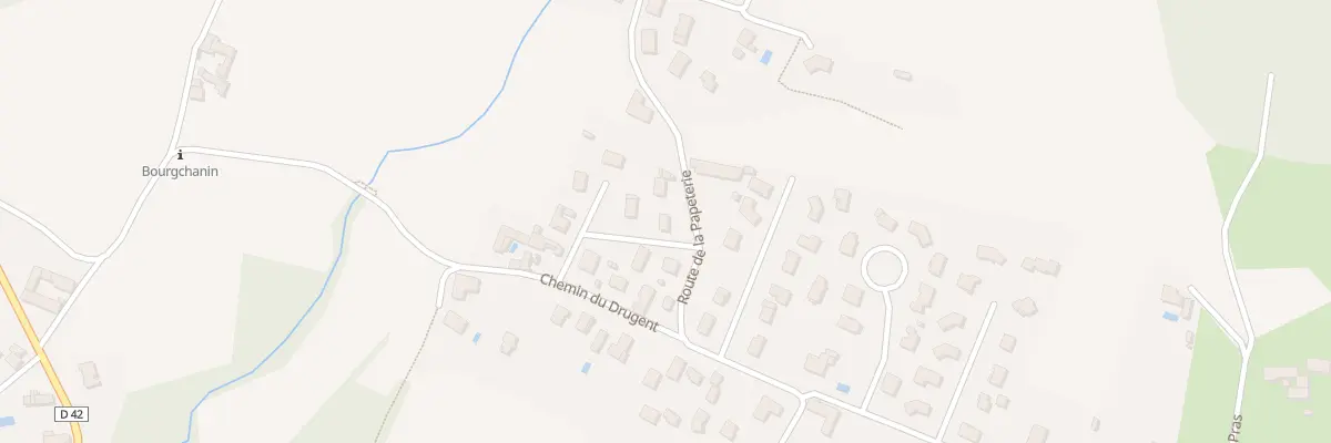 Plan du 527 Rte de la Papeterie à Montverdun