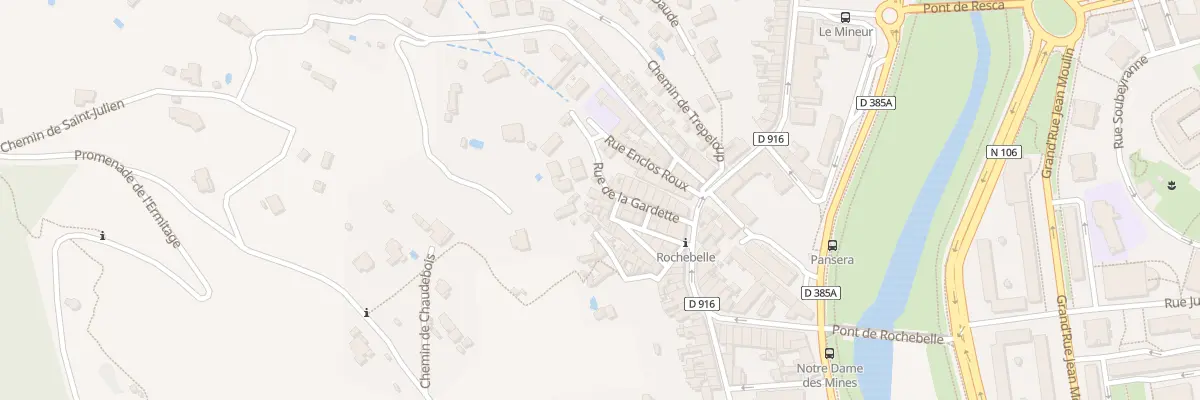 Plan du 13 Rue de la Gardette à Alès