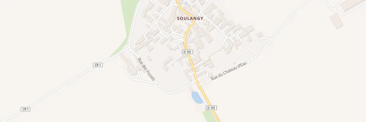 Plan du 3 Rue Principale (soulangy) à Sarry