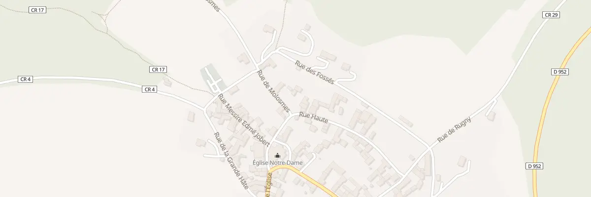 Plan du 2 Rue de Molosmes à Saint-Martin-sur-Armançon
