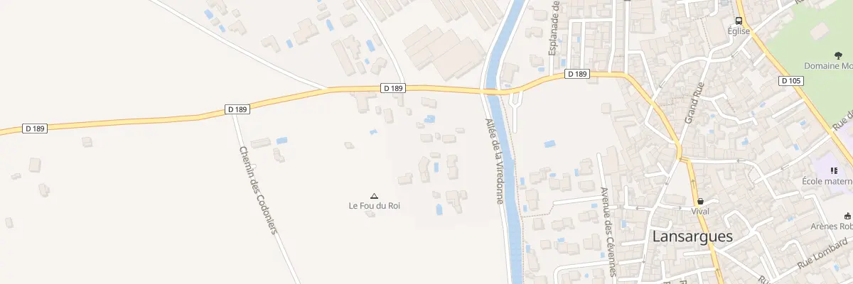 Plan du 34 Esp de la Viredonne à Lansargues