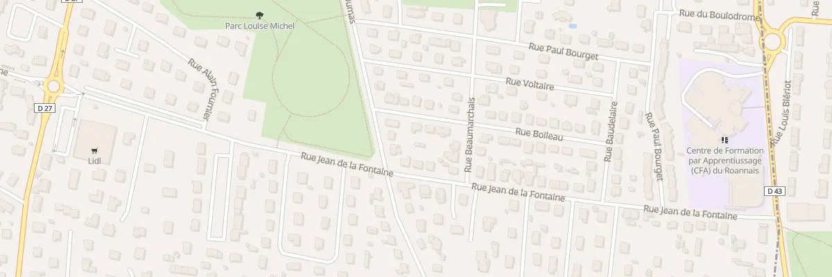 Plan du 2B Rue Boileau à Mably