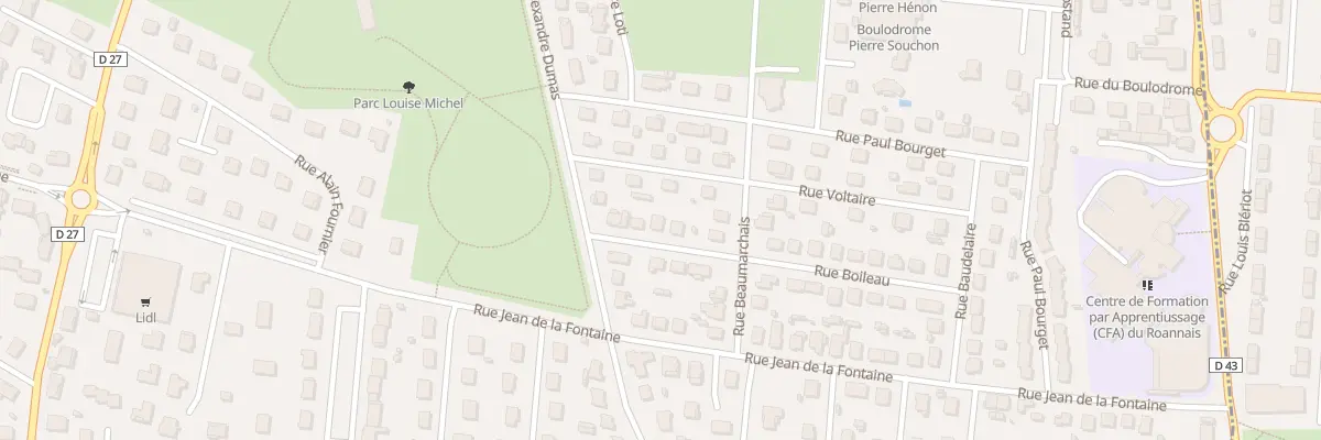 Plan du 3 Rue Boileau à Mably