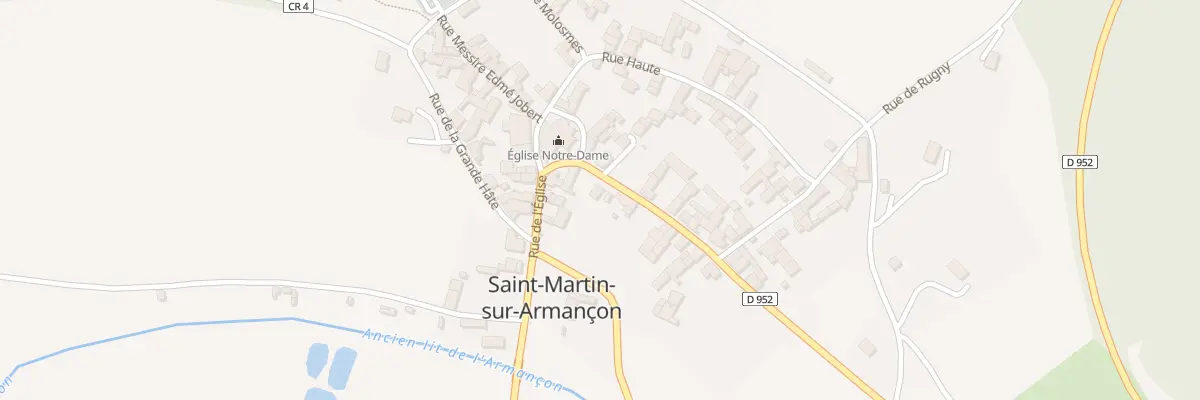 Plan du 4 Rue Basse à Saint-Martin-sur-Armançon
