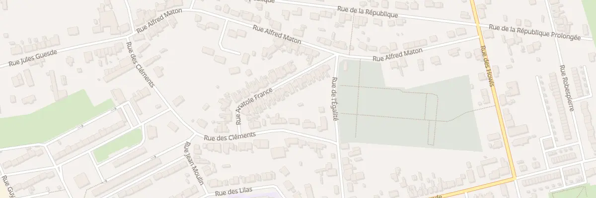 Plan du 22 Rue Anatole France à Fourmies