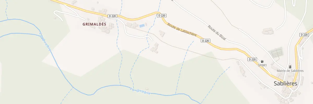 Plan du 5236 Le Plot à Sablières
