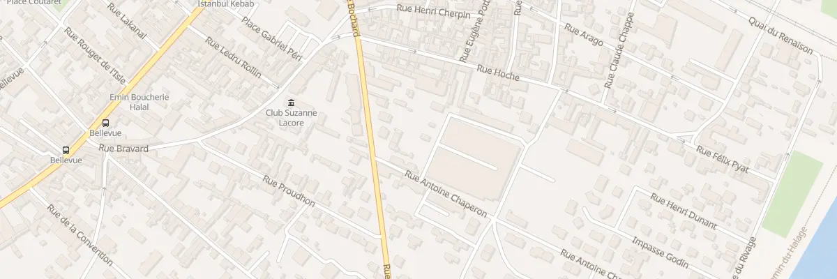 Plan du 38 Rue Antoine Chaperon à Roanne