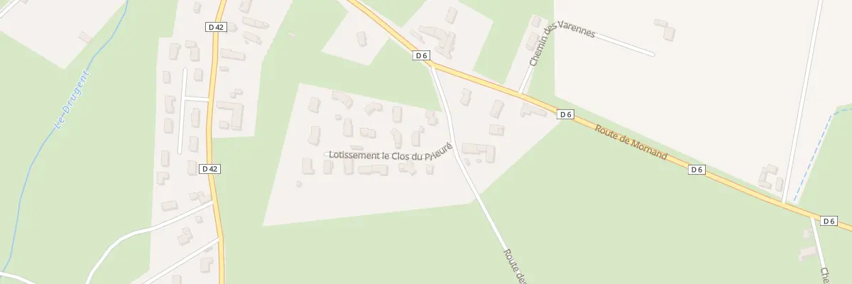 Plan du 16 Lot Le Clos du Prieuré à Montverdun