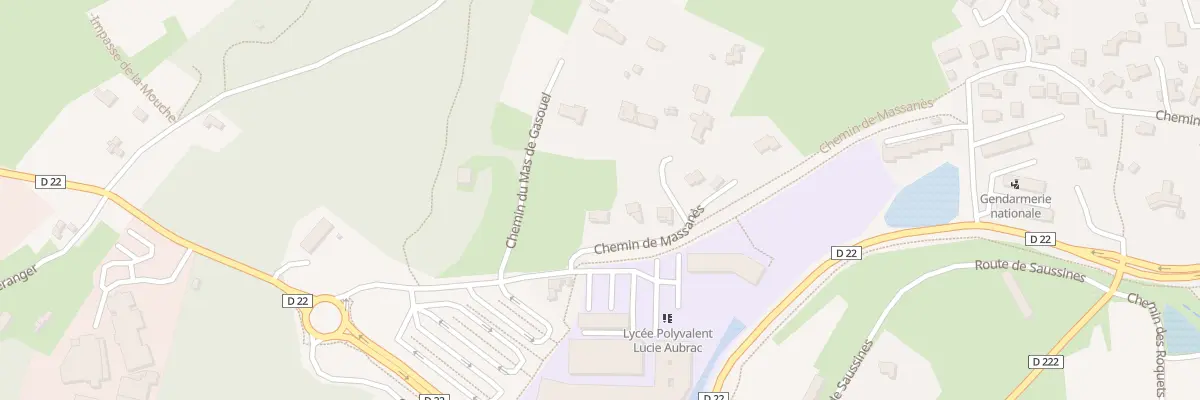 Plan du 51 Che de Massanes à Sommières