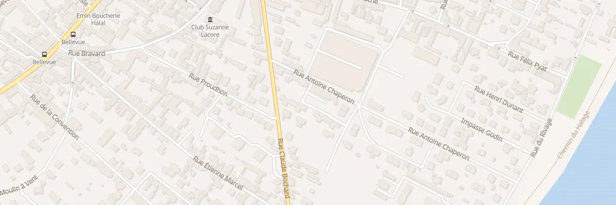 Plan du 31 Rue Antoine Chaperon à Roanne