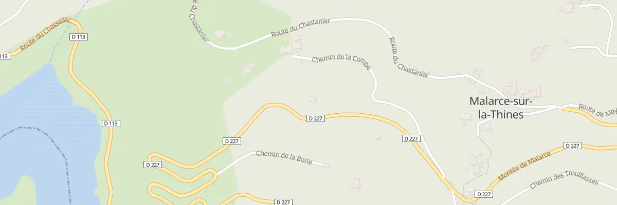 Plan du 1147 Mte de Malarce à Malarce-sur-la-Thines