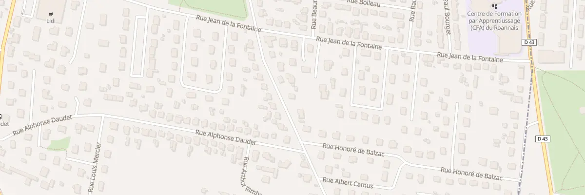 Plan du 86 Rue Victor Hugo à Mably