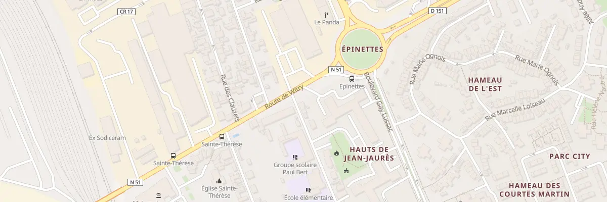 Plan du 1 Rue de Sidi Bel Abbès à Reims