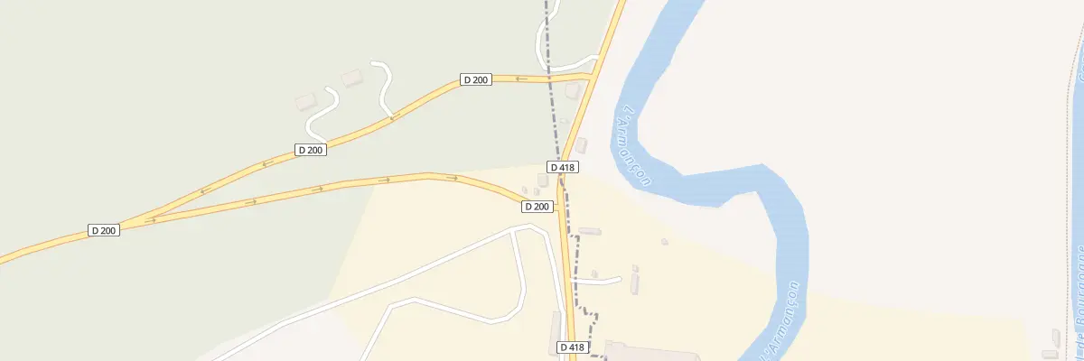 Plan du 104 Devant Frangis à Vireaux