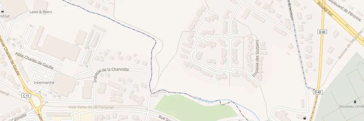 Plan du 18 Rue des Merisiers à Mably