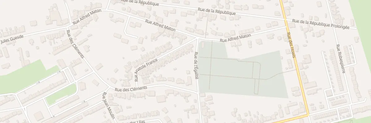 Plan du 30 Rue Anatole France à Fourmies