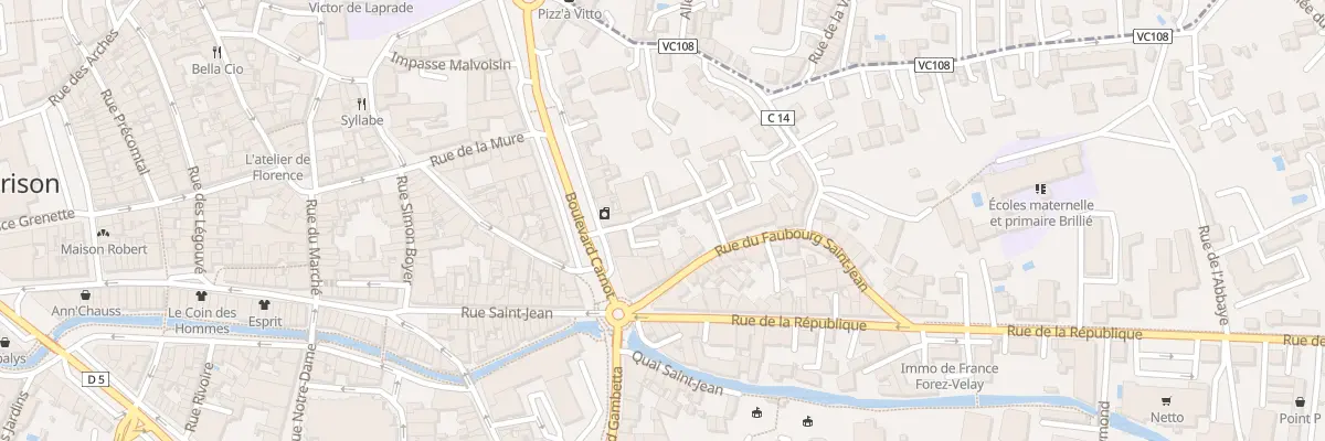 Plan du 4 Imp de la Commanderie à Montbrison
