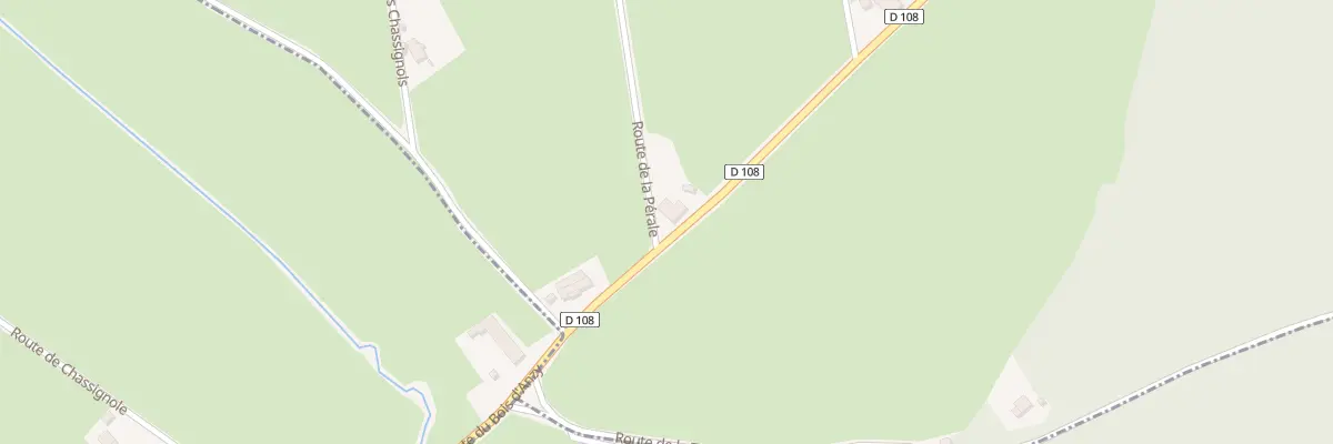 Plan du 5093 Les Augeres Vers la Touche à Anzy-le-Duc