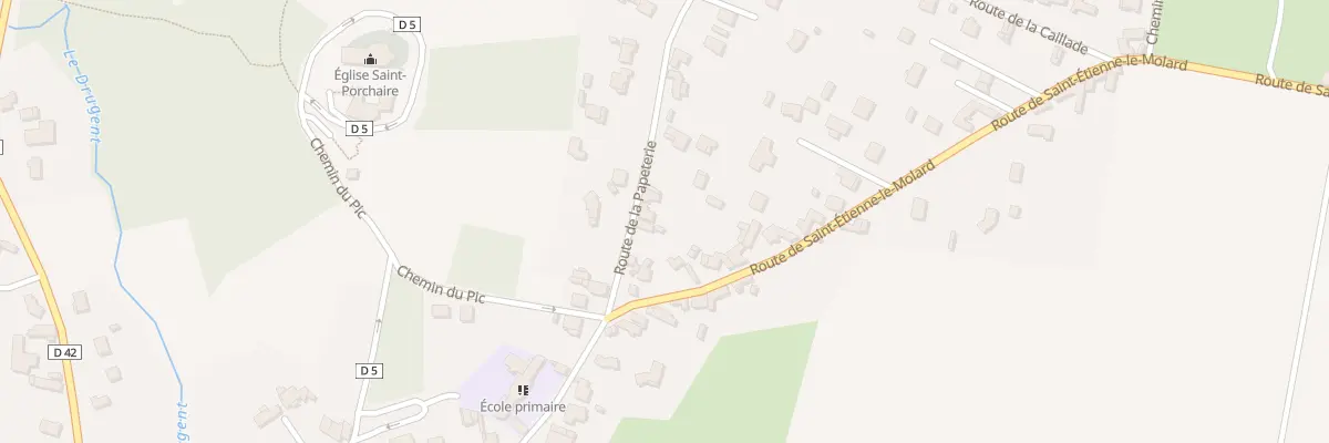 Plan du 82 Rte de la Papeterie à Montverdun
