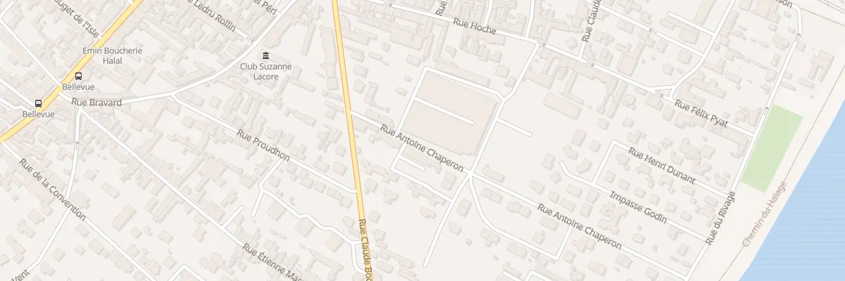 Plan du 30 Rue Antoine Chaperon à Roanne
