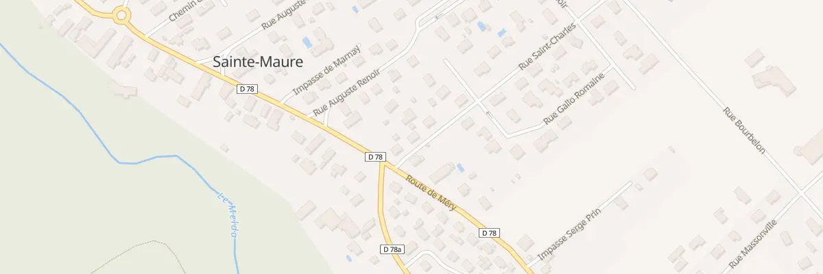 Plan du 1 Rue Saint Charles à Sainte-Maure