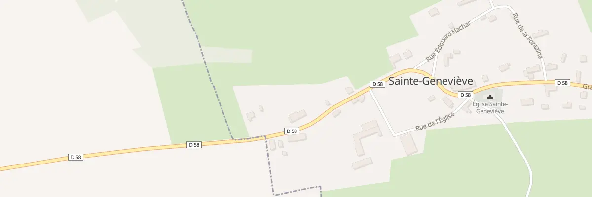 Plan du 3 Vc Grand Rue à Sainte-Geneviève