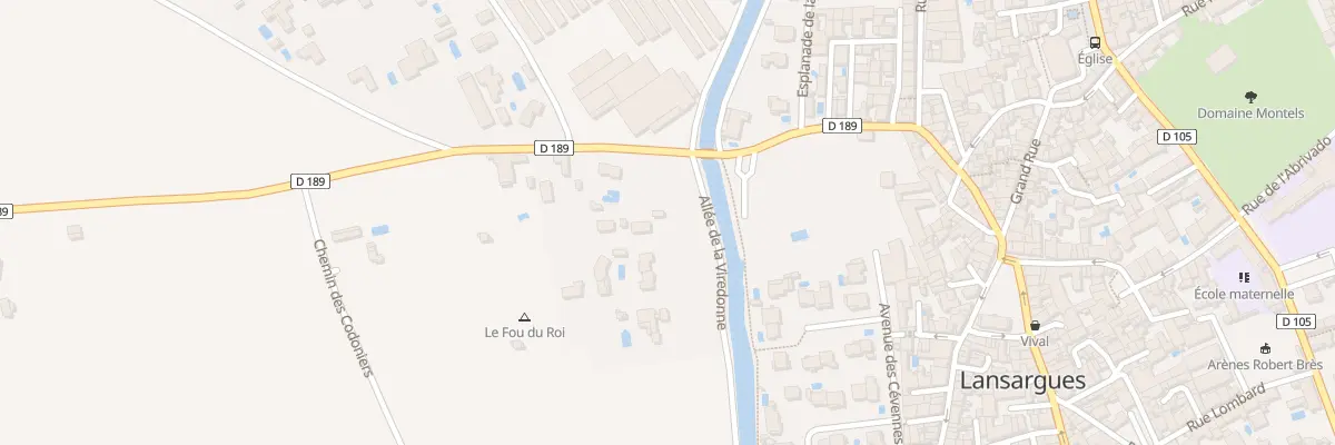 Plan du 54 Esp de la Viredonne à Lansargues