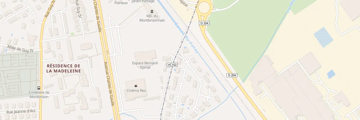 Plan du 28 Rue des Érables à Savigneux