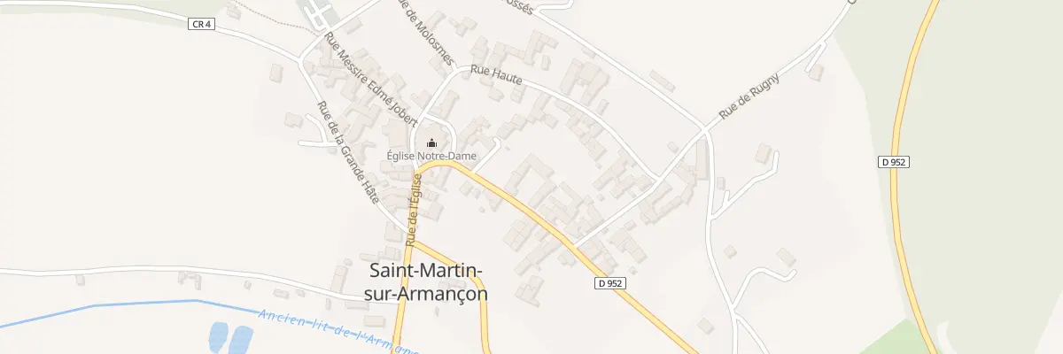 Plan du 9002 Rue Basse à Saint-Martin-sur-Armançon