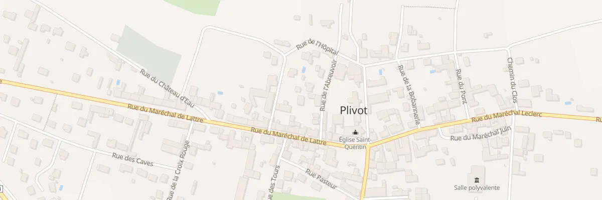 Plan du 1T Rue de l’Abreuvoir à Plivot