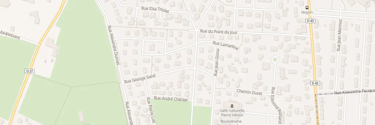 Plan du 29 Rue Beaumarchais à Mably