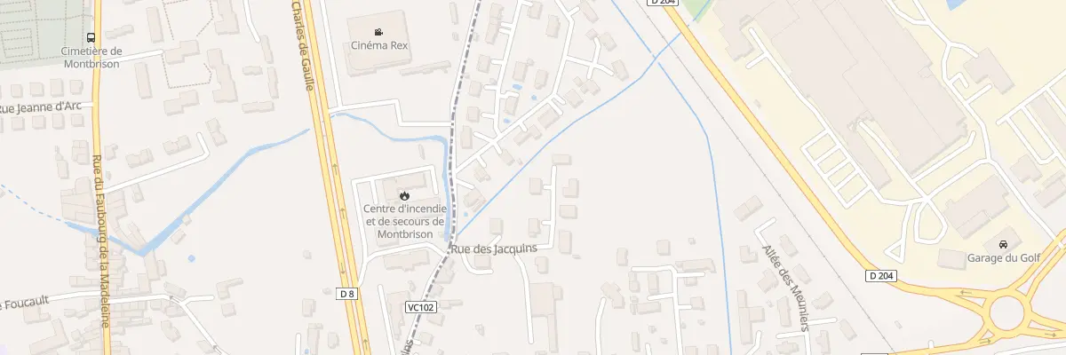 Plan du 26 Imp des Jacquins à Savigneux