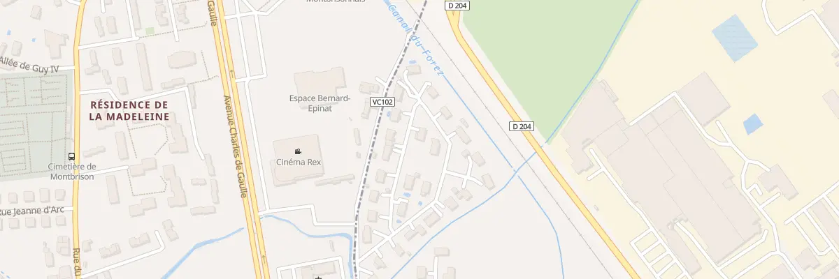 Plan du 7 Rue des Érables à Savigneux