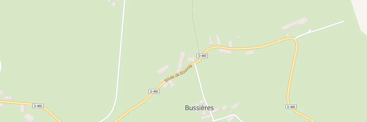 Plan du 83 Rte de Rouvray à Bussières