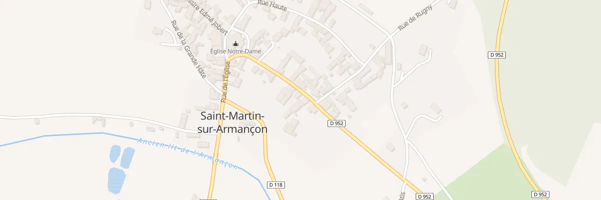 Plan du 10 Rue Basse à Saint-Martin-sur-Armançon