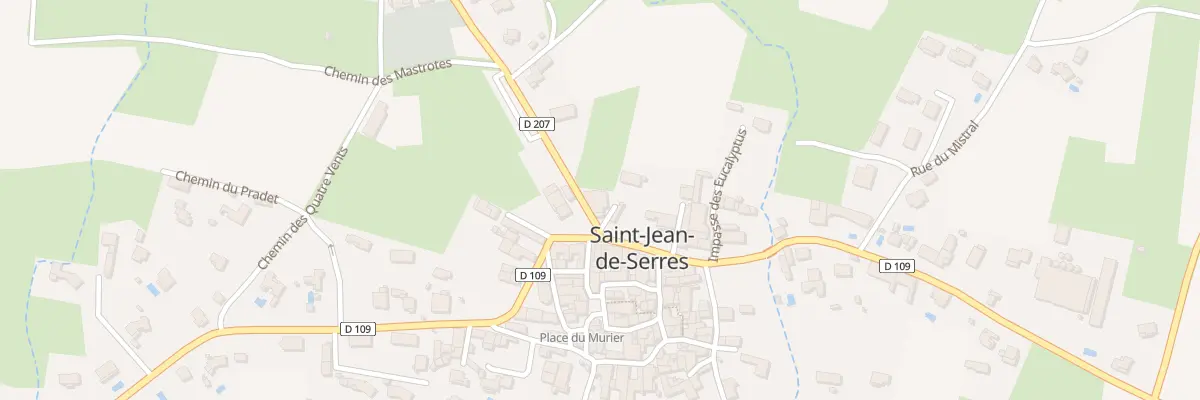 Plan du 1 Imp des Tilleuls à Saint-Jean-de-Serres