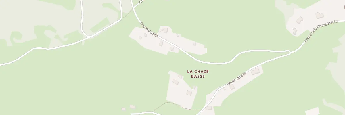 Plan du 5307 La Chaze Basse au Lac-d’Issarlès