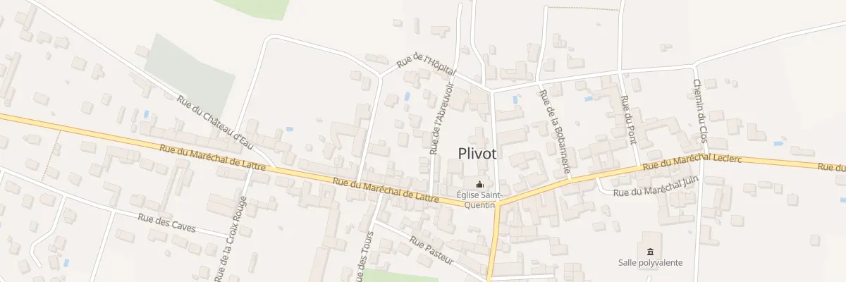 Plan du 1 Rue de l’Abreuvoir à Plivot
