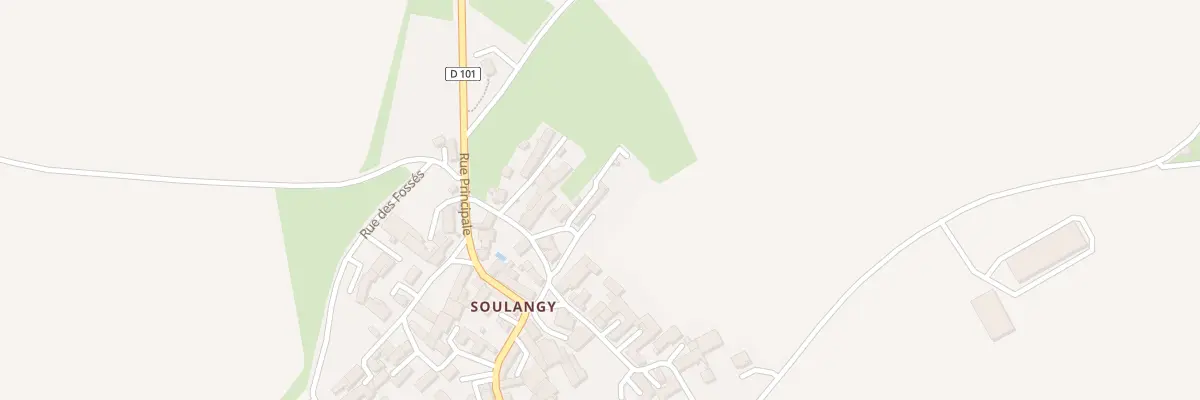 Plan du 5 Rue Franche à Soulangy à Sarry