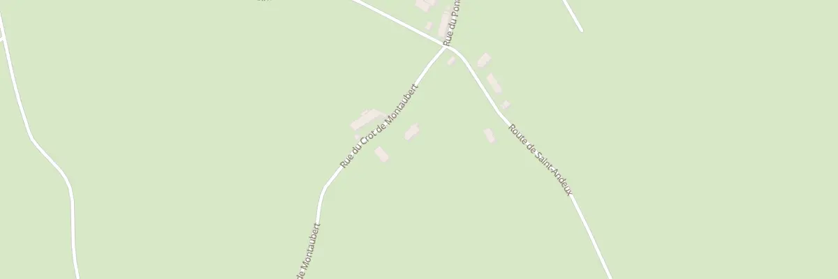 Plan du 14 Rte de Saint-andeux à Bussières