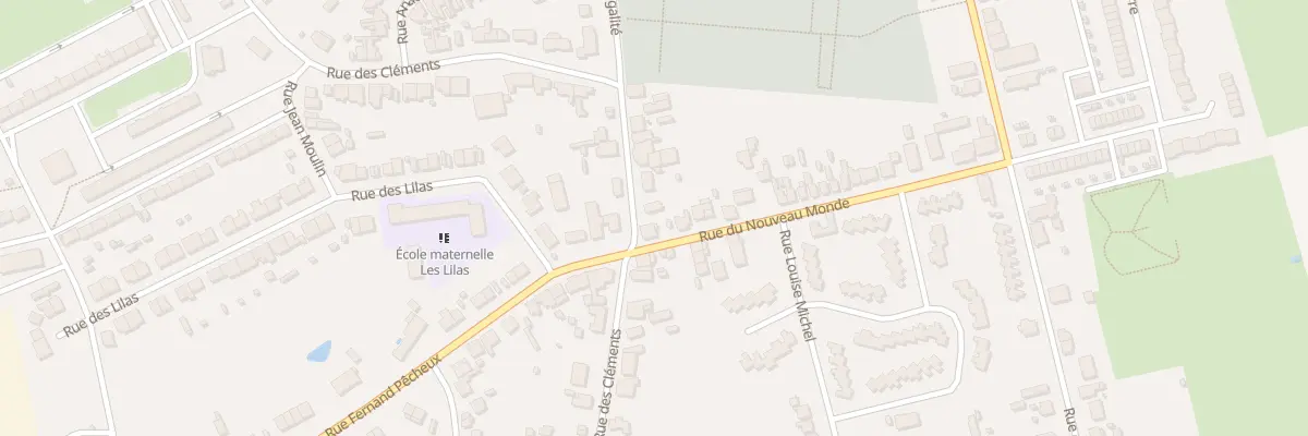 Plan du 1 Rue du Nouveau Monde à Fourmies