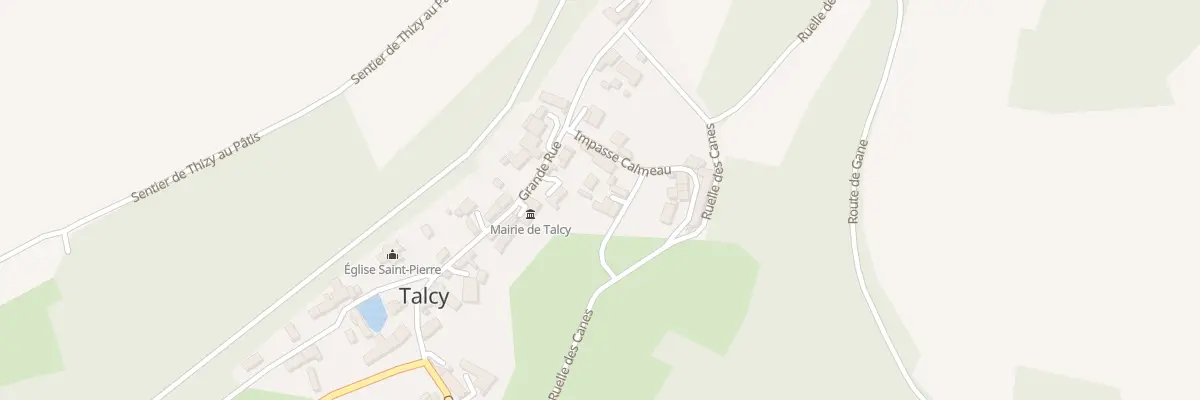 Plan du 8 Imp Calmeau à Talcy