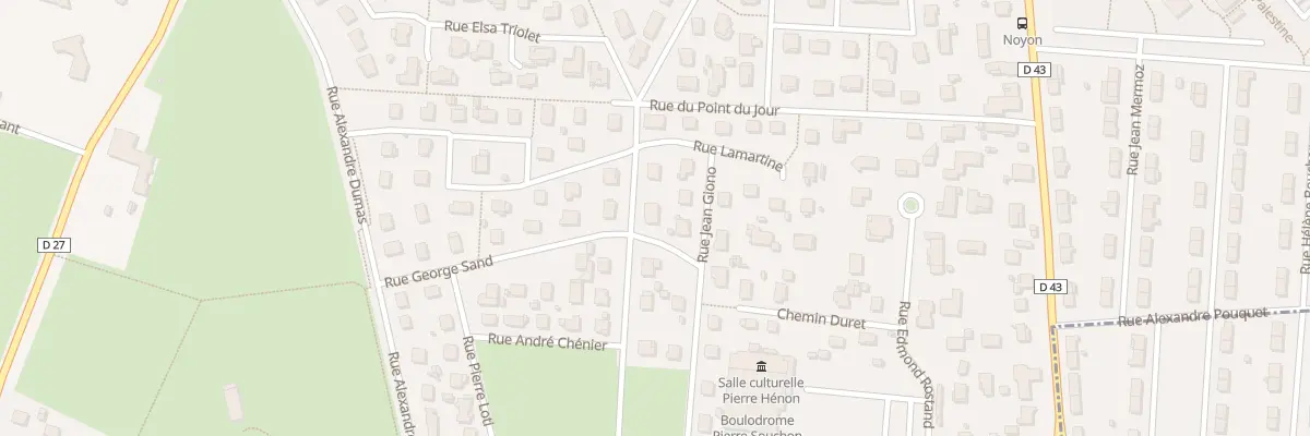 Plan du 28 Rue Beaumarchais à Mably