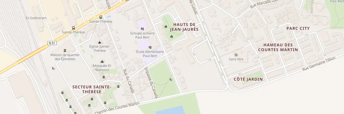 Plan du 15 Rue de Sidi Bel Abbès à Reims
