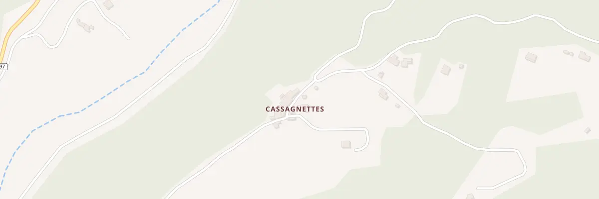 Plan du 5126 Cassagnettes à Laval-Pradel